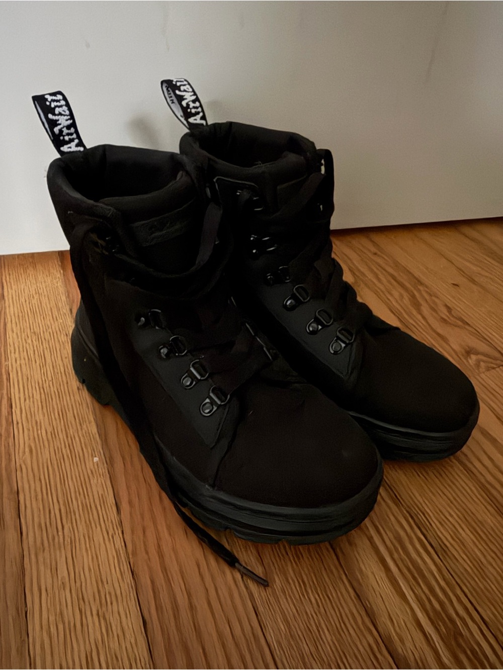 Dr. Martens Black Lace-Up Trail Boot